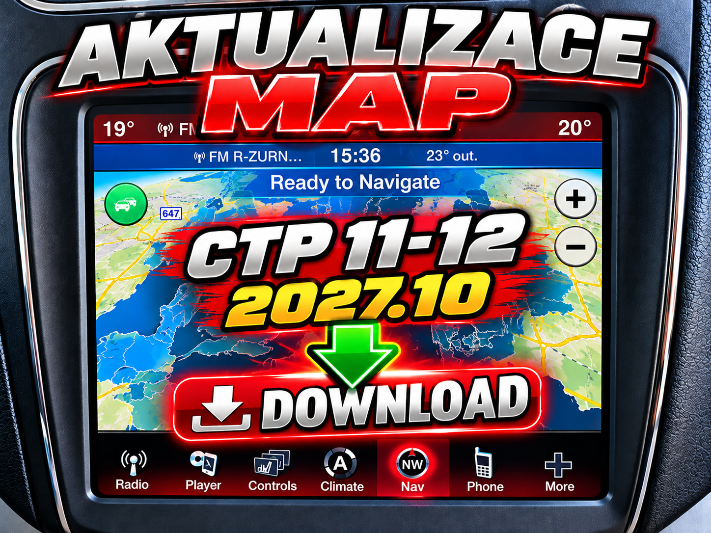 Aktualizace map 2027.10 - CTP 11-12